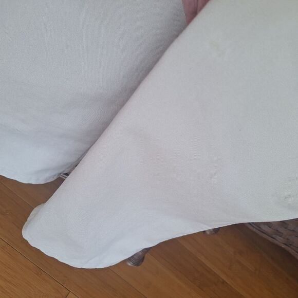 Eddie Bauer Mens Khaki Chino Pants Size 34 LONG FLat Front 100% Cotton Twill - Picture 14 of 14